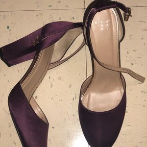 Plum heels